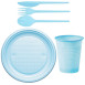 Economical Disposable TableWare Blue